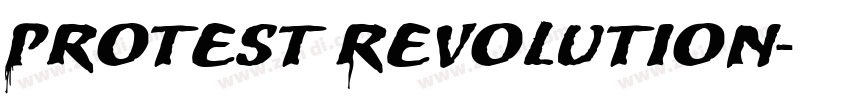 Protest Revolution字体转换
